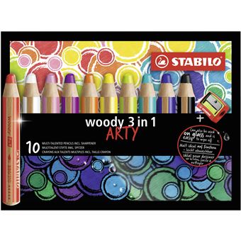 Lápis Aguarela STABILO woody 3 in 1 - 1
