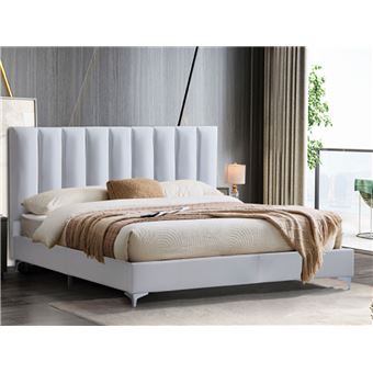 Cama de Casal Ideia Home Design Classic | 200×180 cm | Branco - 1