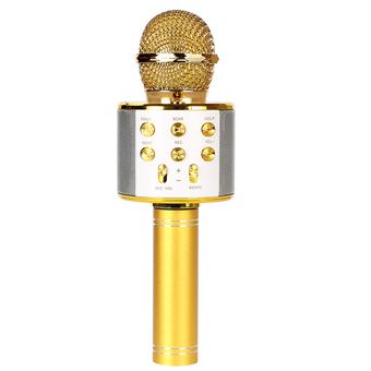 Microfone Karaoke Bluetooth  CO-Phénix - Ouro - 1
