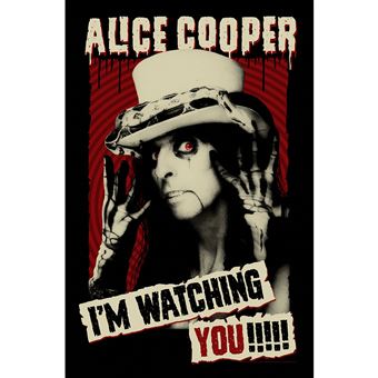 Poster Rock Off ALICE COOPER - I'm Watching You | Textile Poster | 70 cm x 106 cm - 1