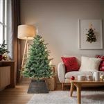Gola para Árvore de Natal vidaXL | Preto 60 x 60 x 28 cm