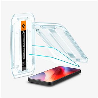 Protetor de Ecrã para Telemóvel Spigen GLAS.tR EZ Fit | Transparente - 1