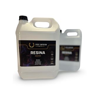 Resina Epóxi Transparente e de Alta Espessura (até 10cm) | 26.40 kg | Dois Componentes (A + B) - 1