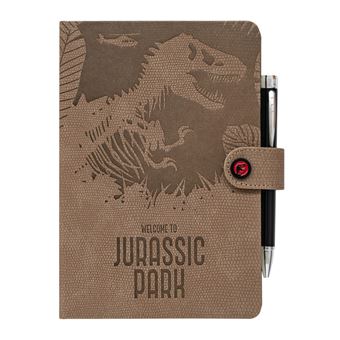 Bloco de Notas A5 Erik Editores Premium com Caneta para Projetor Jurassic Park - 1