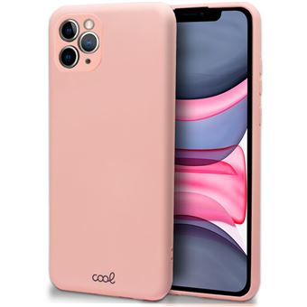 Capa traseira para iPhone 11 Pro COOL em silicone Rosa - 1