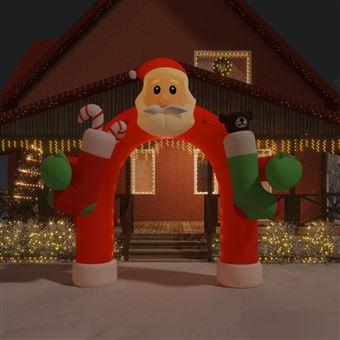 Portão em Arco de Natal Insuflável com Luzes LED vidaXL | 320 cm - 1