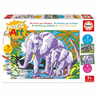 Magic Art Number Educa | Animais Selvagens 9+ - 1