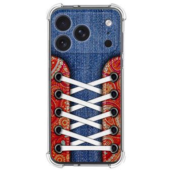 Capa Tumundosmartphone de silicone à prova de choque para iPhone 17 Pro Max (6.9) | Design de tênis 11 desenhos - 1