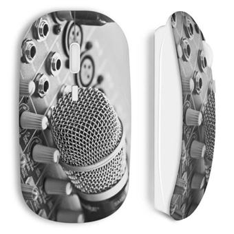 Rato Wireless Maniacase Música com Microfone Mouse - 1