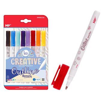 Conjunto 8 Marcadores Dam Liner | 2 Linhas - 1