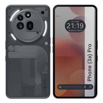 Capa Tumundosmartphone de silicone gel TPU Transparente para Nothing Phone 3a Pro 5G - 1