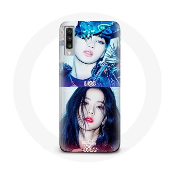 Capa Maniacase para Samsung Galaxy A70 Pretorosa Groupe K-Pop Filles Lisa Ejisoo Lovesick Girls Postar The Album - 1