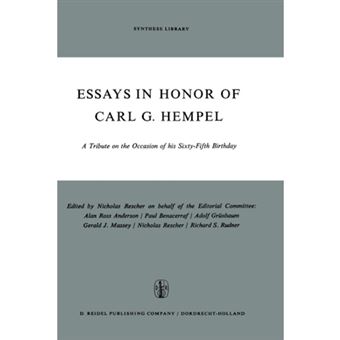 Essays in Honor of Carl G. Hempel - A Tribute on the Occasion of His Sixty-Fifth Birthday - Hardback - 1969 - 1
