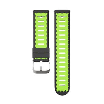 Pulseira de Silicone macio WISETONY para HUAWEI Watch GT / 2 Pro Preto e Verde - 1