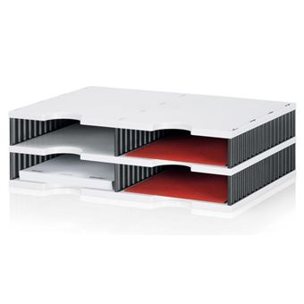 Styro styrodoc duo Arquivador Poliestireno Preto, Branco - 1