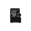 cartão de memória Kingston Technology Canvas Select 64GB MicroSD UHS-I Class 10 Preto