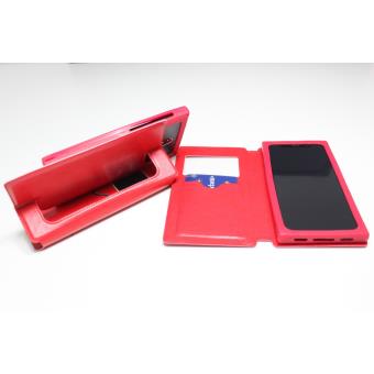 Capa Universal One Plus Tamanho 5.3'' Polegadas Flip Cover com Janela -  Vermelho - 1
