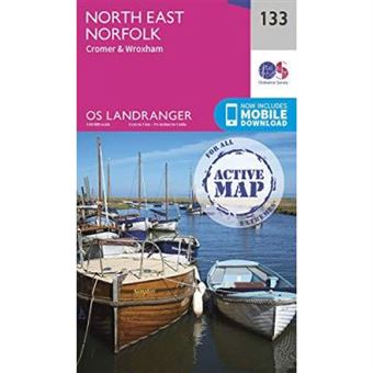 North East Norfolk: Cromer & Wroxham (OS Landranger Active Map) - [Version Originale] - 1