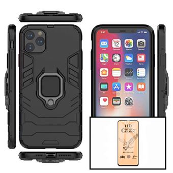 Kit Gift4Me Vidro Temperado Ceramica Full Cover + Capa de Proteção Militar Magnética para Apple iPhone 14 - Preto - 1