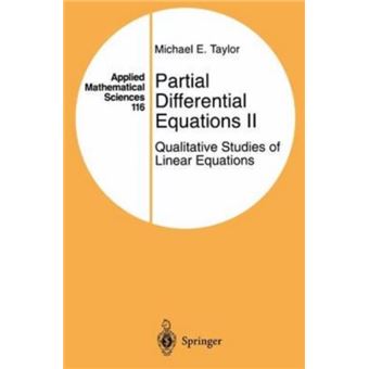Partial Differential Equations Ii  Qualitative Studies Of Linear Equations - 1