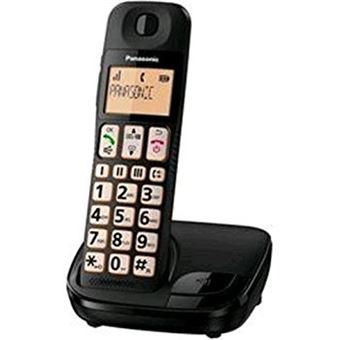 Telefone Panasonic KX-TGE110 | Preto - 1
