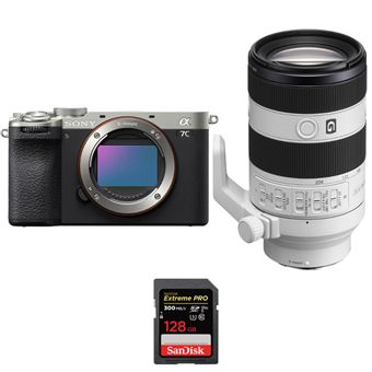 Sony A7C II Silver + FE 70-200mm f/4 Macro G OSS II + 1 SanDisk 128GB Extreme PRO UHS-II SDXC 300 MB/s + PDF MCZ DIRECT - 1