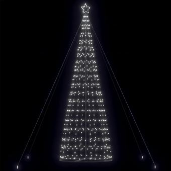 Iluminação para árvore de Natal vidaXL | Cone 1534 LEDs | 503 cm | branco frio - 1