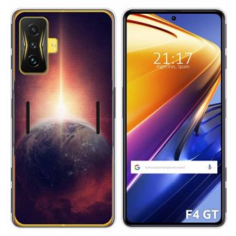 Capa Tumundosmartphone de silicone para Xiaomi POCO F4 GT 5G design desenhos da Terra - 1