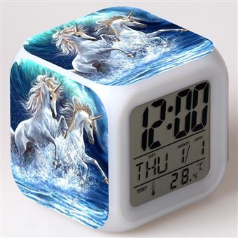 Despertador Infantil HSMY | LED | Multifuncional Colorido | unicórnio 24 - 1