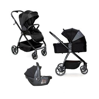 Carrinho de bebé 3 em 1 Asalvo Rodas Black - 1
