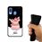 Capa Hapdey para Samsung Galaxy A40 2019 Design Natal, Porco Let it Snow em Silicone Flexível e TPU Preto_3