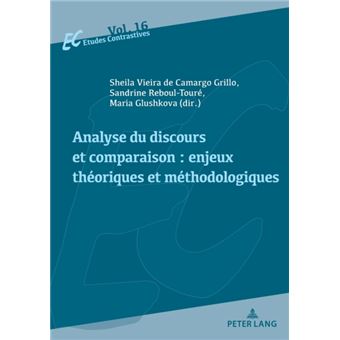 Analyse Du Discours Et Comparaison By Pie - Peter Lang - 1