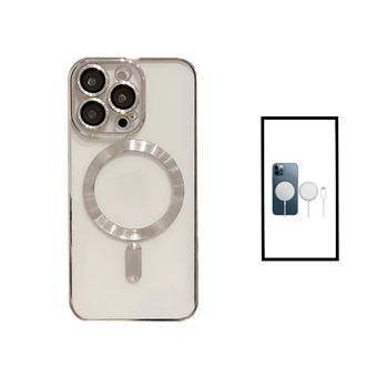 Kit Phonecare Capa LuxArmor MagSafe Câmara Protection + Magnetic Wireless Fast Charger para Apple iPhone 14 Pro Max - Preto - 1