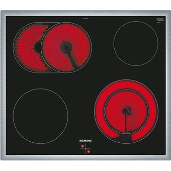 Placa de Vitrocerâmica Siemens EA645GN17 | Elétrica | 58.3 cm | 4 Zonas | Preto - 1