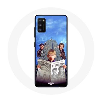 Capa Maniacase para Samsung Galaxy A41 Home Alone Mãe Eu Perdi O Avião de Novo - 1