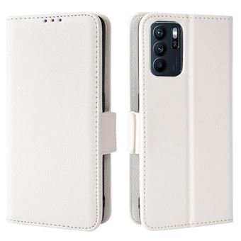 Capa FOXDOCK para OPPO Reno 6Z | Prova de Choque | Magnética| TPU | Suporte para Cartão | Branco - 1