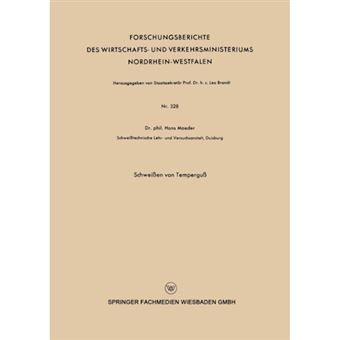 Schweissen Von Temperguss - Paperback / softback - 1957 - 1