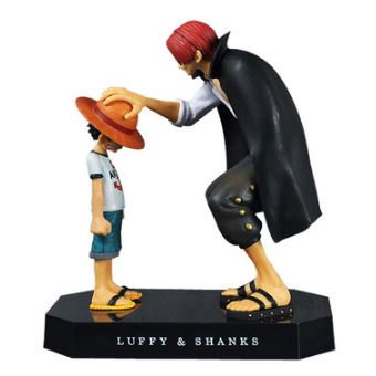 Figura Anime One Peace DUDAO  Nica Luffy Shanks 18 BLACK - 1