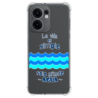 Capa TUMUNDOSMARTPHONE de Silicone à Prova de Choque para Oppo Reno 13FS 4G / 13 FS 5G Desenhos de design de água - 1