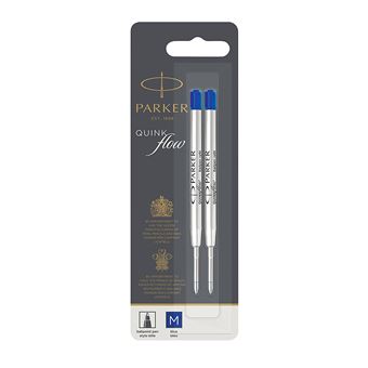 Recarga para canetas parker 1950373 azul médio 2 unidade(s) - 1