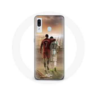Capa Maniacase para Samsung Galaxy A20 Cristiano Ronaldo Messi Goat - 1