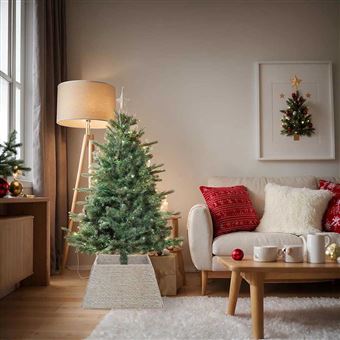 Gola para Árvore de Natal vidaXL | Branco 70 x 70 x 28 cm - 1