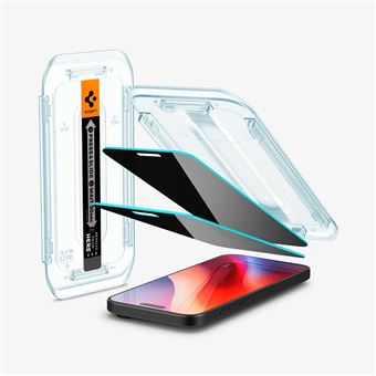 Protetor de Ecrã para Telemóvel Spigen GLAS.tR EZ Fit | Privacy | Transparente - 1