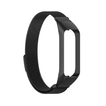 Bracelete Milanese com Fecho Magnético Gift4Me para Samsung Galaxy Fit2 (SM-R220) - Preto - 1