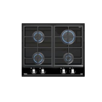 Placa de Cozinha a Gás Vitrocerâmica Encastrável Teka GZC 64300 Preto
