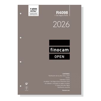 Recarga para Agenda Finocam 711650026 | Bege - 1