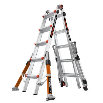 Escada Little Giant Ladders Conquest 2.0 PRO 4x5 M22 | Alumínio - 1