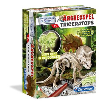 Conjunto de Ciência e Brinquedos Clementoni 66696 Archeospel Triceratops