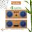 Coluna Deluxe YZSY Bluetooth Tambor Natural Bamboo Blue Denim_2