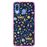 Capa Hapdey Para Samsung Galaxy A40 2019 Design Resumo Objetos e Símbolos Espaciais Capa de Silicone Flexível Em TPU - Rosa_0